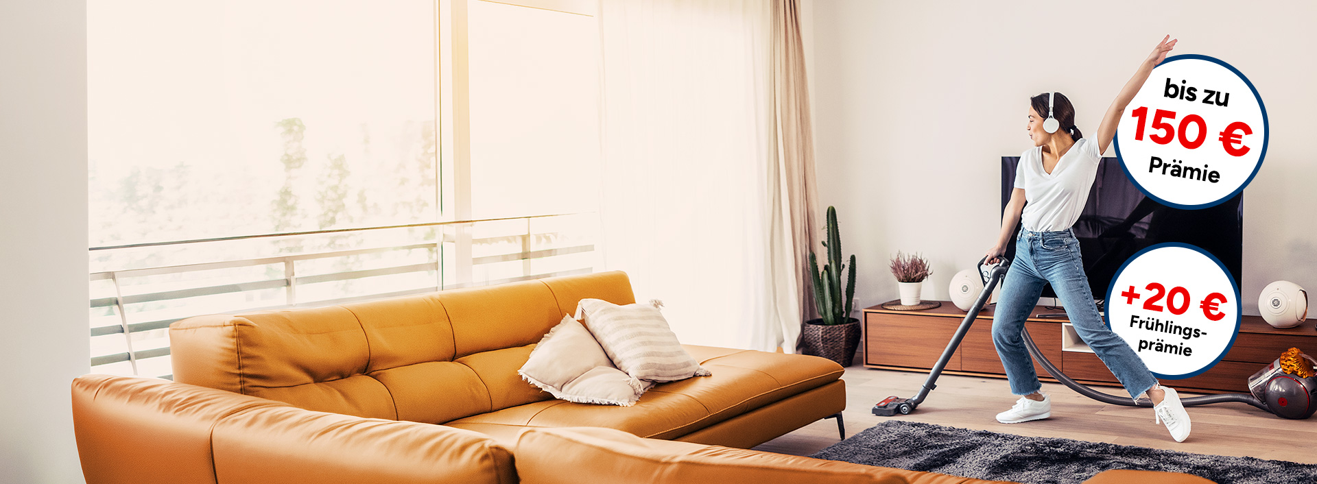 Bis zu 150 € Prämie + 20 € Frühlingsprämie
