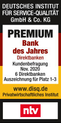 1822direkt - Premium Bank des Jahres