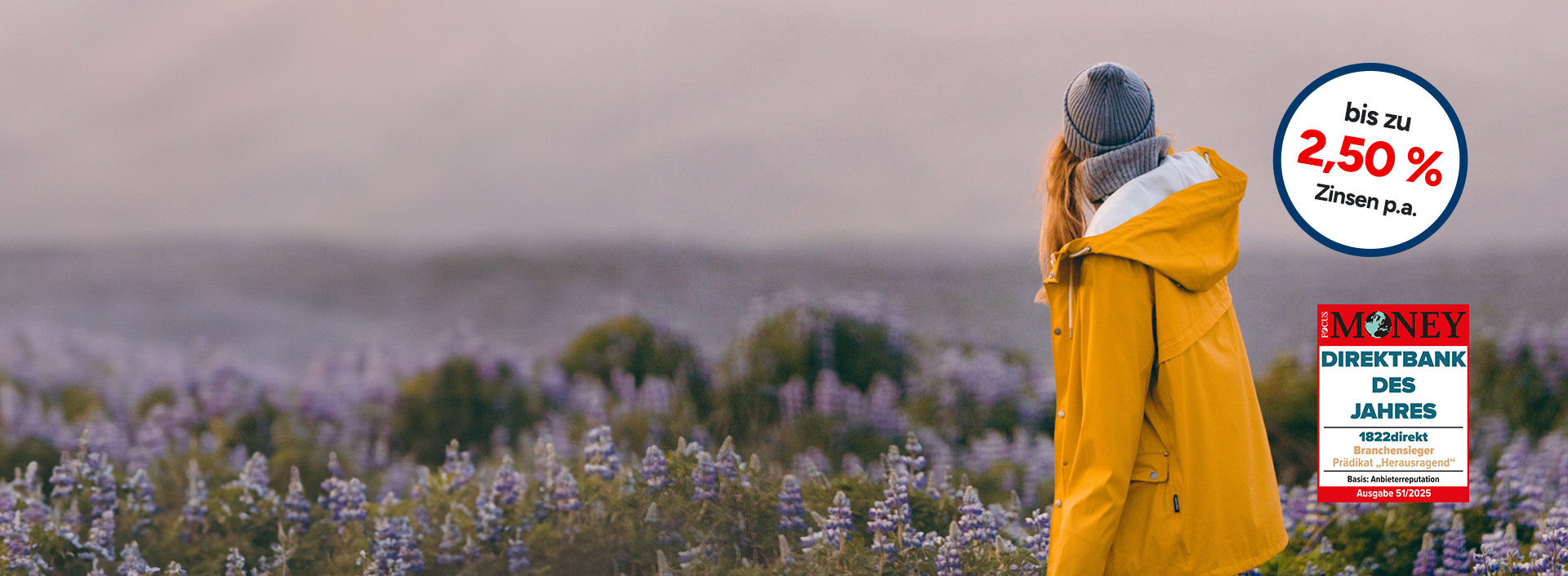 Bis zu 2,50 % Zinsen p.a.