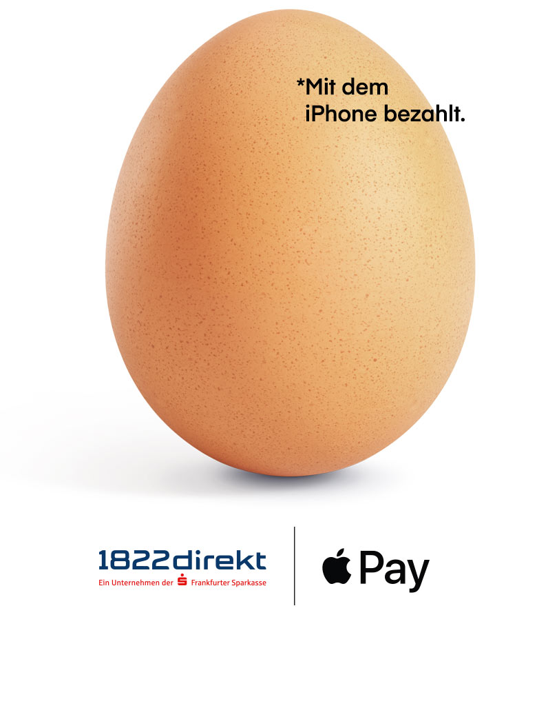 1822direkt & Apple Pay