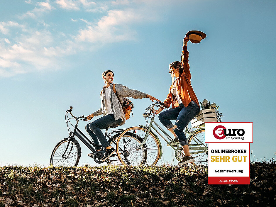€uro am Sonntag Siegel mit Online-Broker Bewertung „Sehr gut“