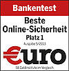 Beste Bank 2013: Platz 1 Online-Sicherheit
